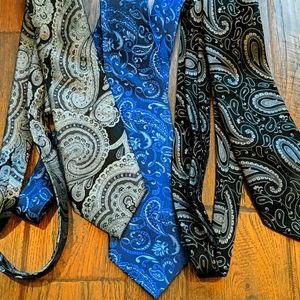 Paisley tie lot
